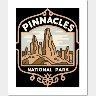 Pinnacles National Park Travel Sticker Posters and Art